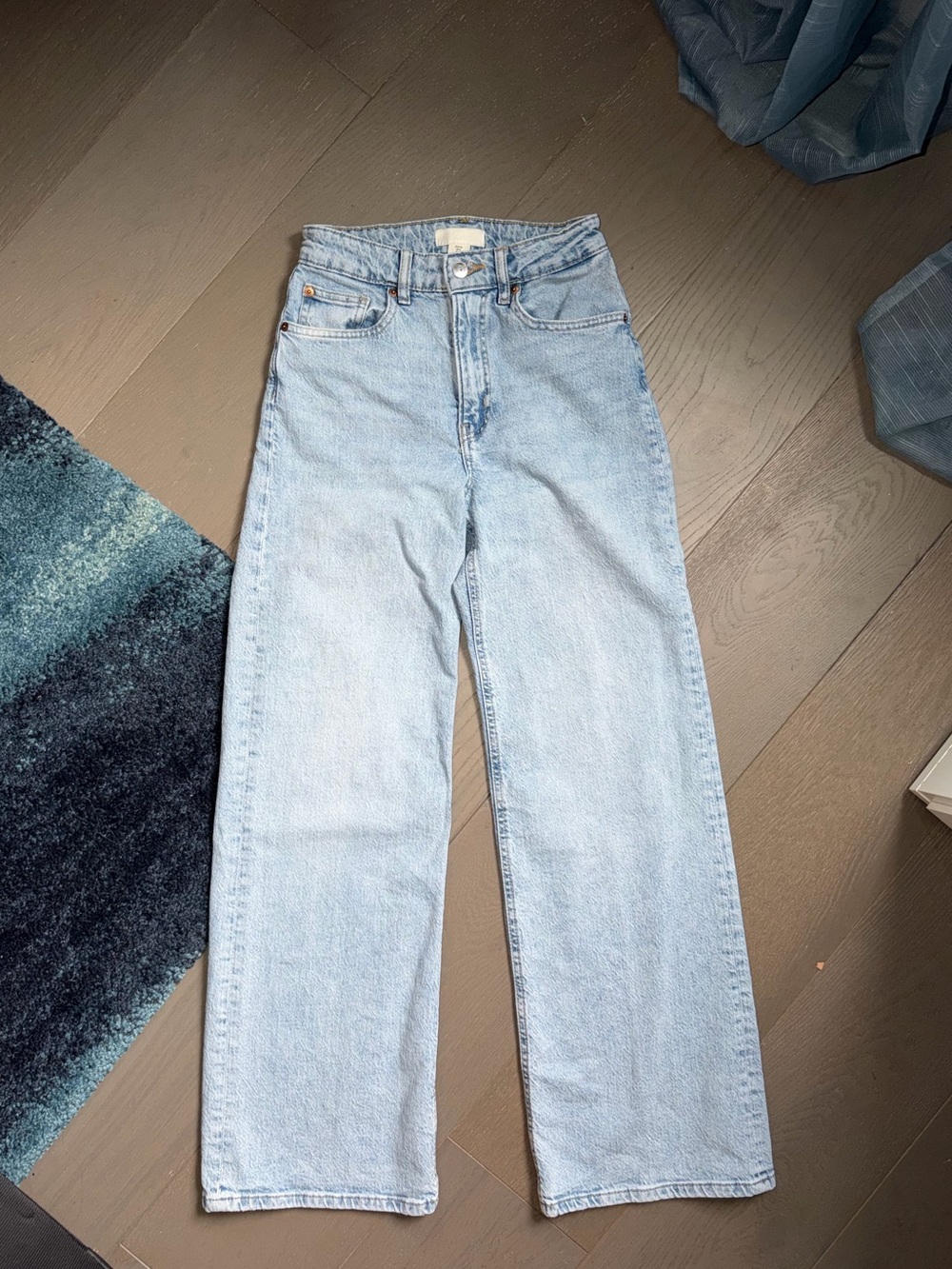 H&M High-Rise Wide-Leg Women's Jeans